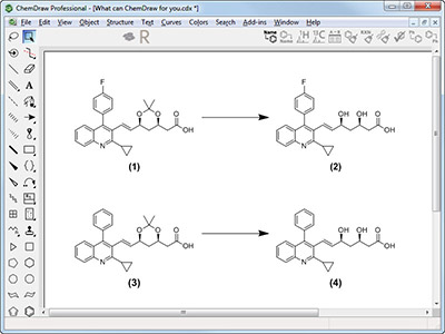 ChemDraw Structure Clean-up Shortcut 