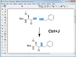 ChemDraw Joining Commands