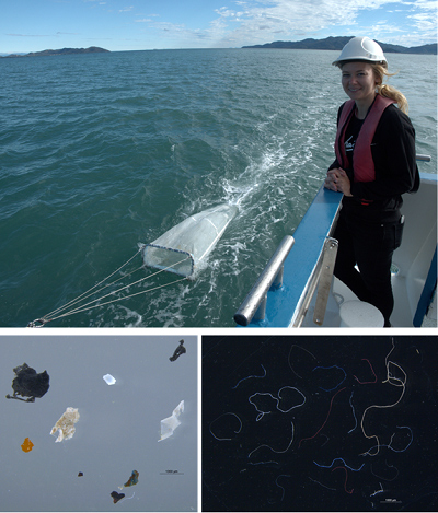 Conducting Surface Tow to Collect Microplastics on the Great Barrier Reef 